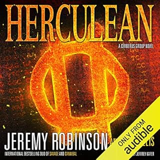 Herculean Audiolibro Por Jeremy Robinson arte de portada