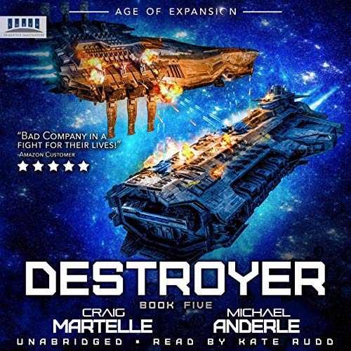 Destroyer: A Military Space Opera Audiolibro Por Craig Martelle, Michael Anderle arte de portada