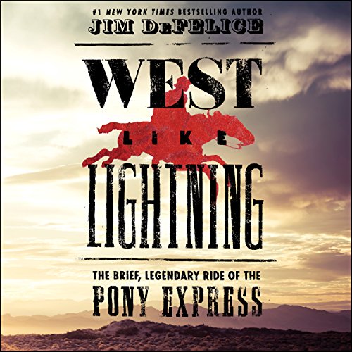 West Like Lightning Audiolibro Por Jim DeFelice arte de portada