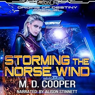 Storming the Norse Wind Audiolibro Por M. D. Cooper arte de portada