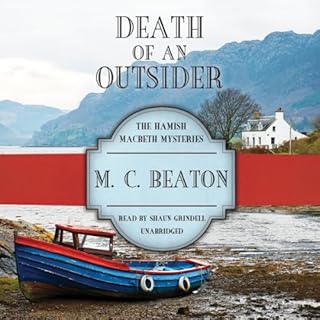 Death of an Outsider Audiolibro Por M. C. Beaton arte de portada