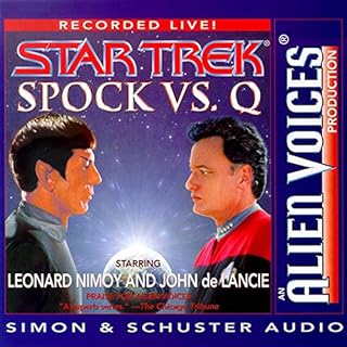 Star Trek: Spock vs. Q (Adapted) Audiolibro Por Leonard Nimoy arte de portada