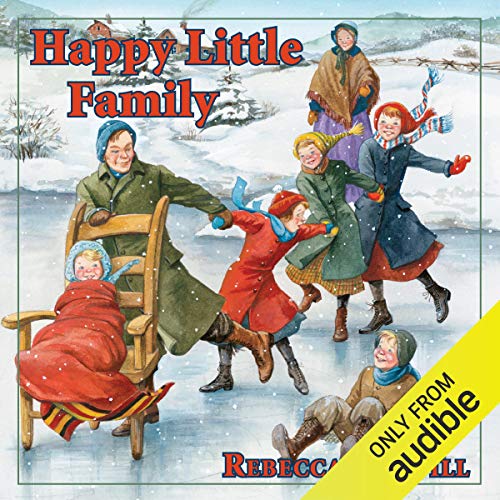 Happy Little Family Audiolibro Por Rebecca Caudill arte de portada