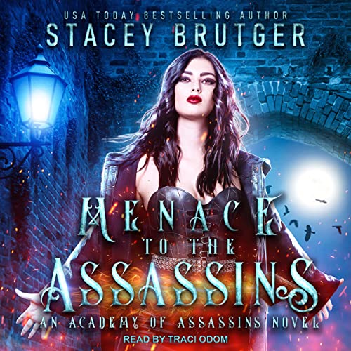 Menace to the Assassins Audiolibro Por Stacey Brutger arte de portada