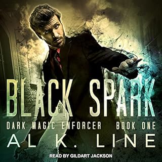 Black Spark Audiolibro Por Al K. Line arte de portada