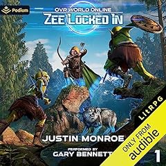 Zee Locked In Audiolibro Por Justin Monroe arte de portada