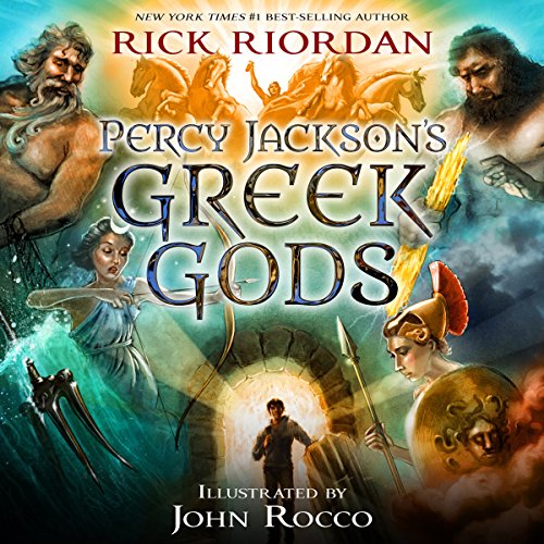 Percy Jackson's Greek Gods Audiolibro Por Rick Riordan arte de portada