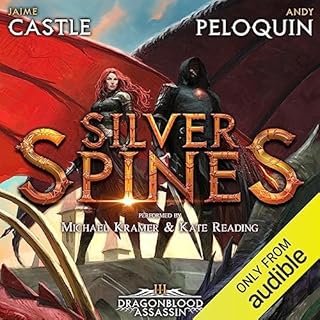 Silver Spines Audiolibro Por Jaime Castle, Andy Peloquin arte de portada