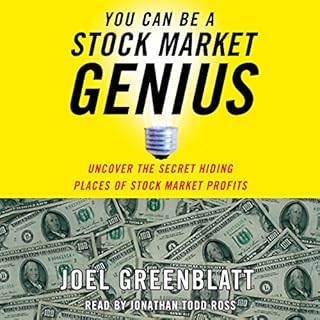 You Can Be a Stock Market Genius Audiolibro Por Joel Greenblatt arte de portada