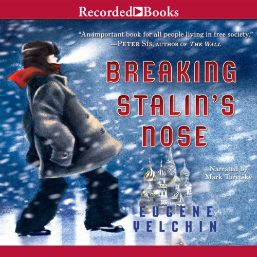 Breaking Stalin's Nose Audiolibro Por Eugene Yelchin arte de portada