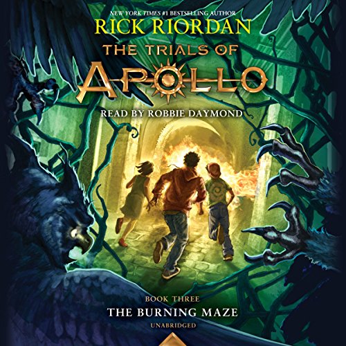 The Burning Maze Audiolibro Por Rick Riordan arte de portada