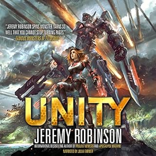 Unity Audiolibro Por Jeremy Robinson arte de portada