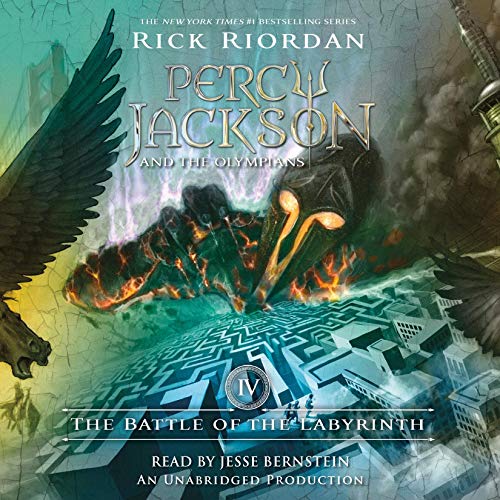 The Battle of the Labyrinth Audiolibro Por Rick Riordan arte de portada