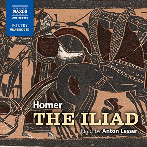 The Iliad Audiolibro Por Homer, Ian Johnston - translator arte de portada