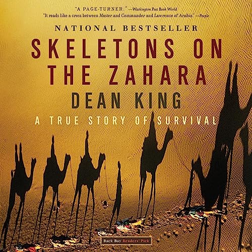 Skeletons on the Zahara Audiolibro Por Dean King arte de portada