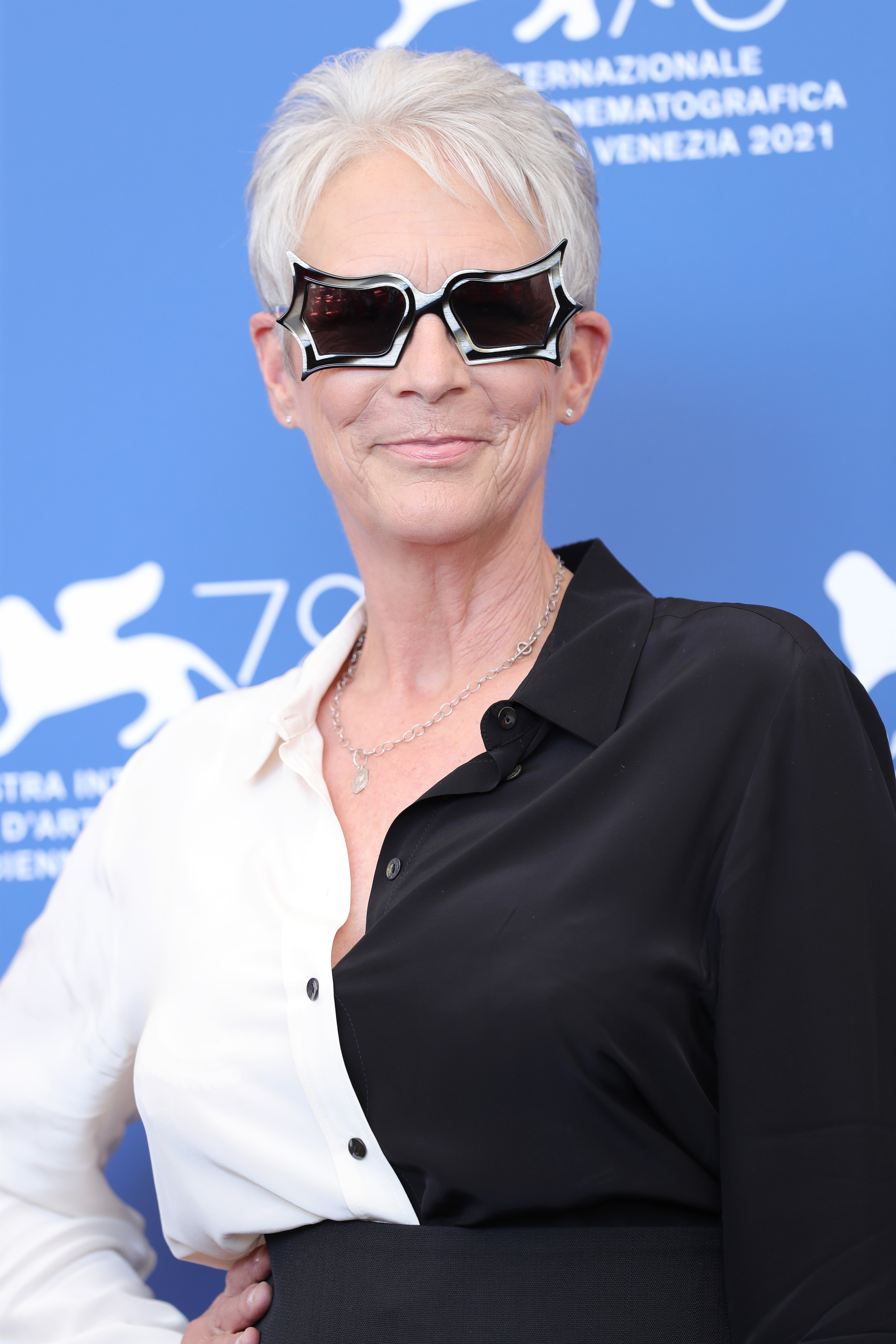 Jamie Lee Curtis at an event for Halloween Kills (2021)