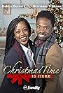 Rukiya Bernard and Dewshane Williams in Christmas Time Is Here (2021)