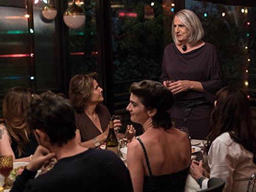 Gaby Hoffmann, Anjelica Huston, Jeffrey Tambor, Jay Duplass, Amy Landecker, and Alexandra Billings in Transparent (2014)