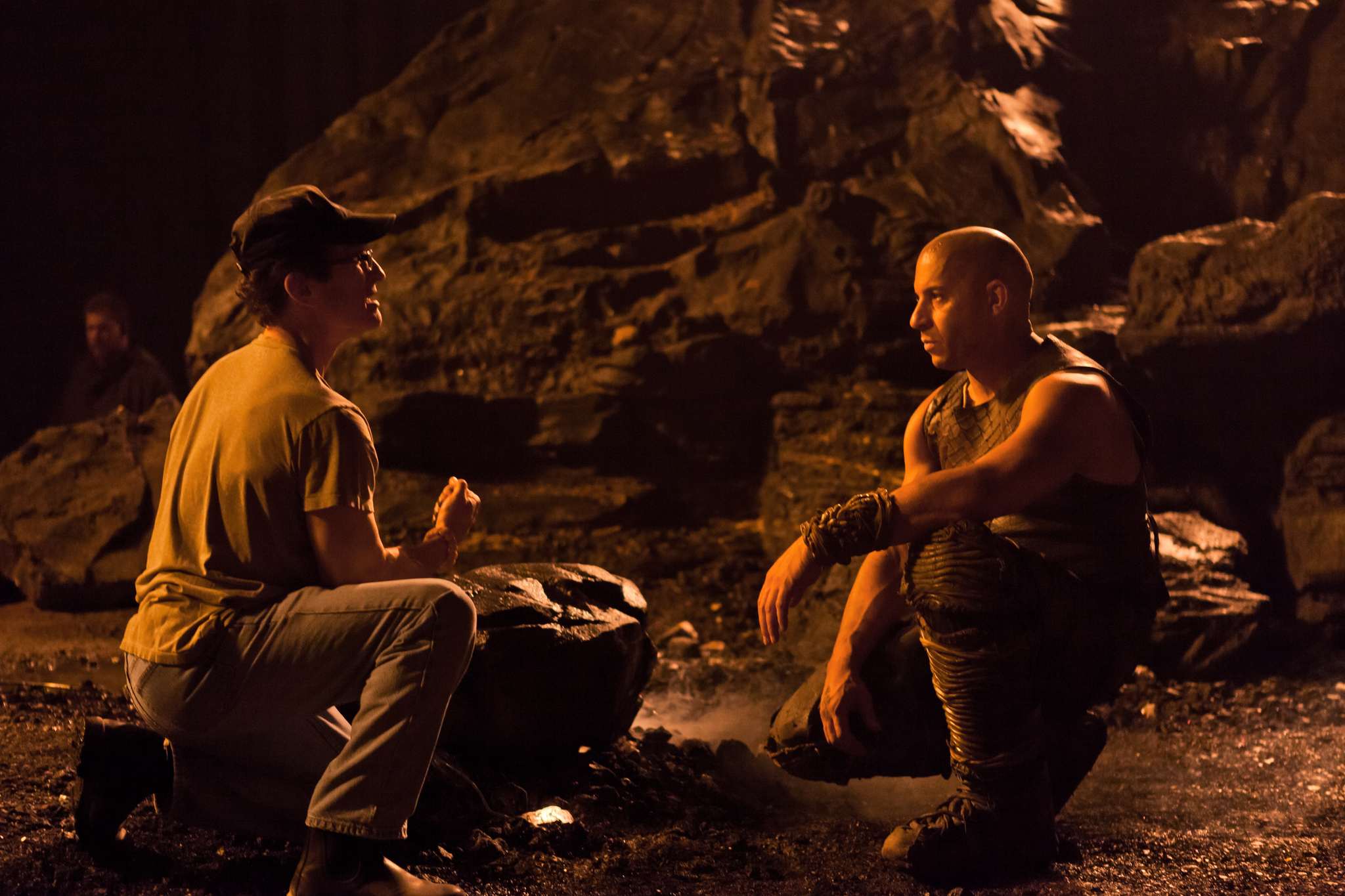 Vin Diesel and David Twohy in Riddick (2013)