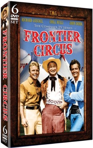 John Derek, Richard Jaeckel, and Chill Wills in Frontier Circus (1961)