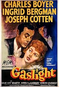 Ingrid Bergman, Charles Boyer, and Joseph Cotten in Gaslight (1944)