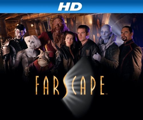 Claudia Black, Ben Browder, Gigi Edgley, Virginia Hey, Wayne Pygram, Anthony Simcoe, and Lani John Tupu in Farscape (1999)