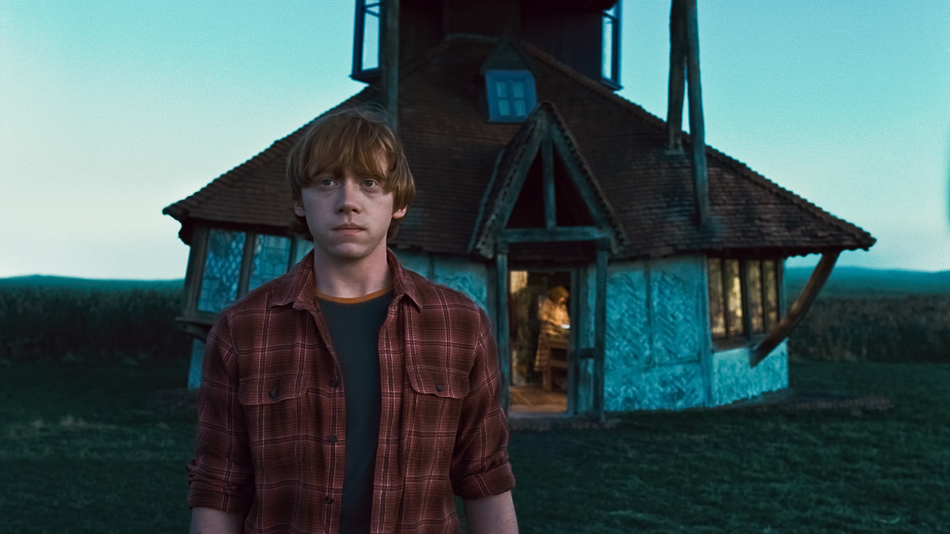 Rupert Grint and Julie Walters in Harry Potter and the Deathly Hallows: Part 1 (2010)