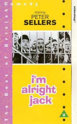 Richard Attenborough, Peter Sellers, Ian Carmichael, John Comer, Kenneth Griffith, Sam Kydd, Cardew Robinson, and Terry-Thomas in I'm All Right Jack (1959)