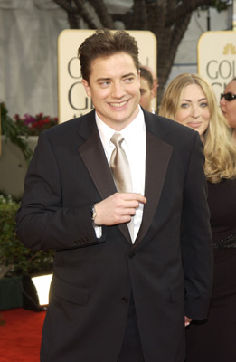 Brendan Fraser and Afton Smith