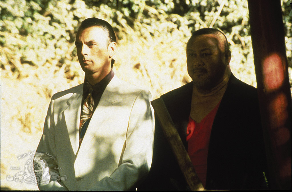 Rand Kingsley and Professor Toru Tanaka in 3 Ninjas (1992)