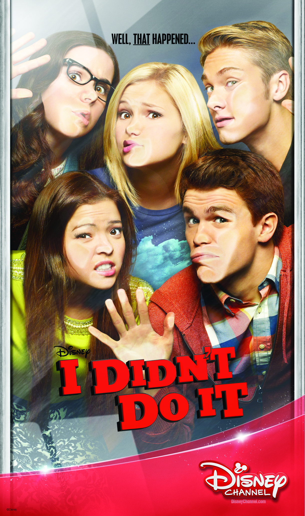 Olivia Holt, Austin North, Peyton Clark, Sarah Gilman, and Piper Curda in I Didn't Do It (2014)