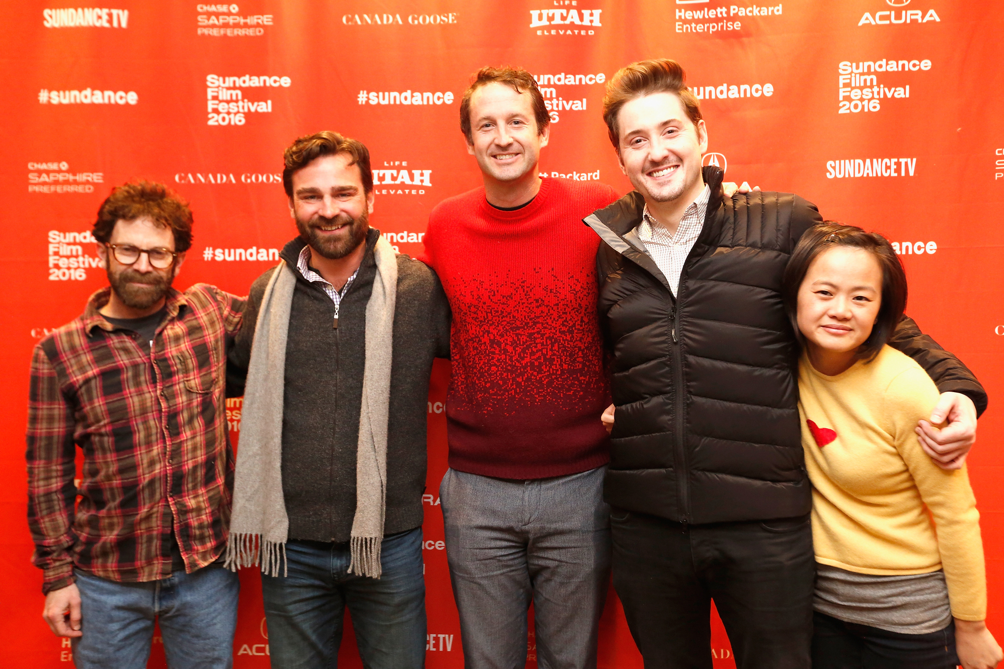 Trevor Groth, Charlie Kaufman, Rosa Tran, Joe Passarelli, and Duke Johnson