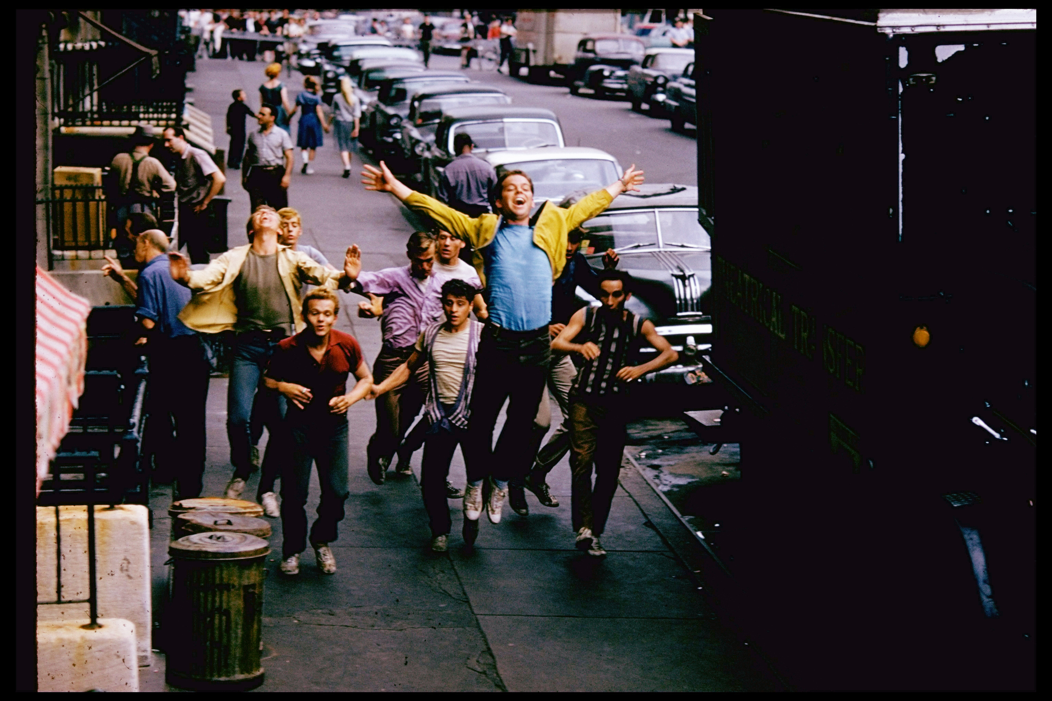 David Winters, Eliot Feld, Tony Mordente, and Russ Tamblyn in West Side Story (1961)