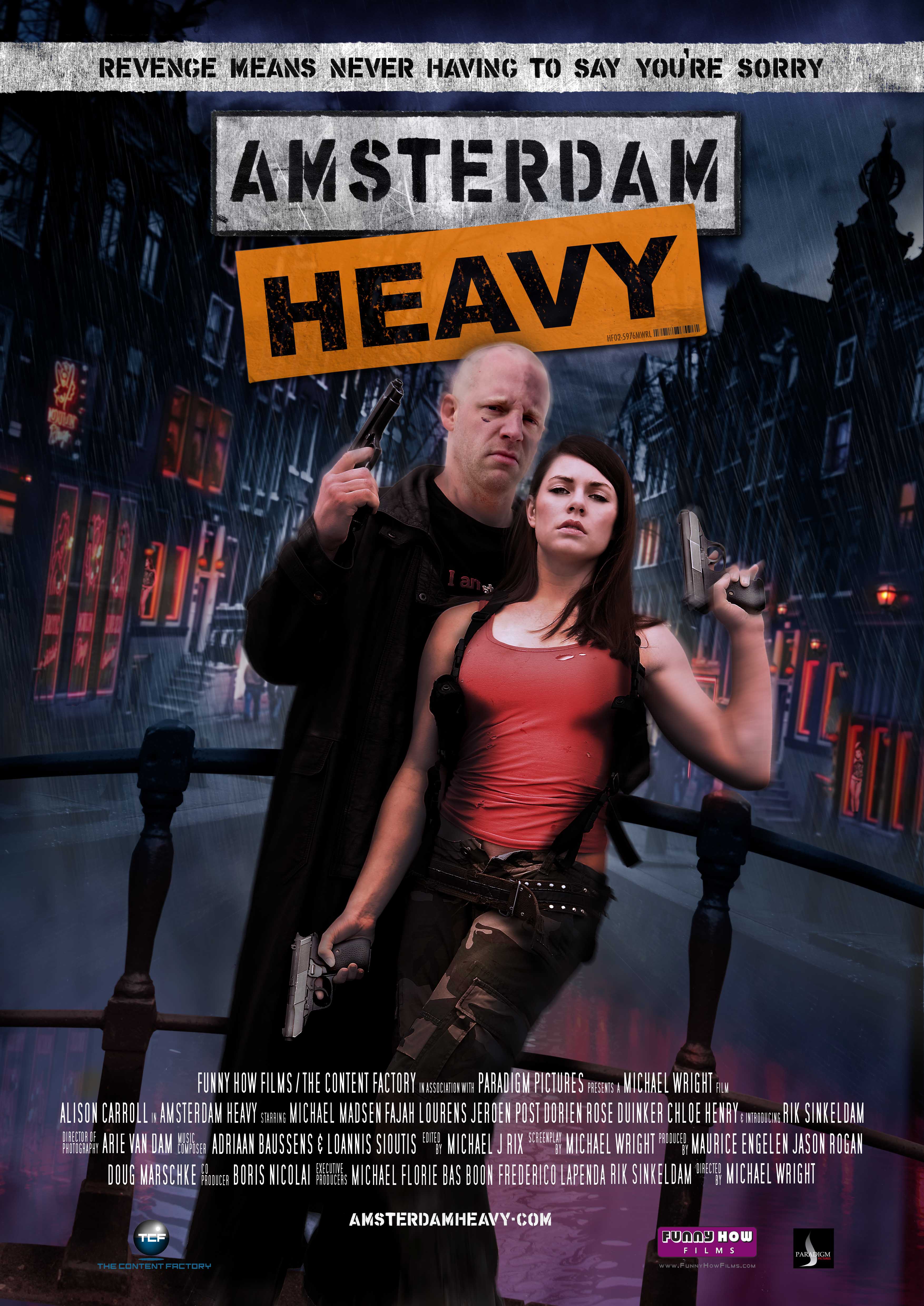 Michael Wright and Alison Carroll in Amsterdam Heavy (2011)