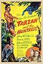 Brenda Joyce, Patricia Morison, Johnny Sheffield, and Johnny Weissmuller in Tarzan and the Huntress (1947)