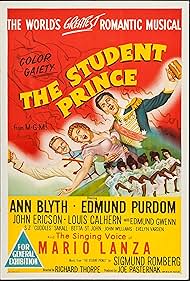 Ann Blyth, John Ericson, and Edmund Purdom in The Student Prince (1954)