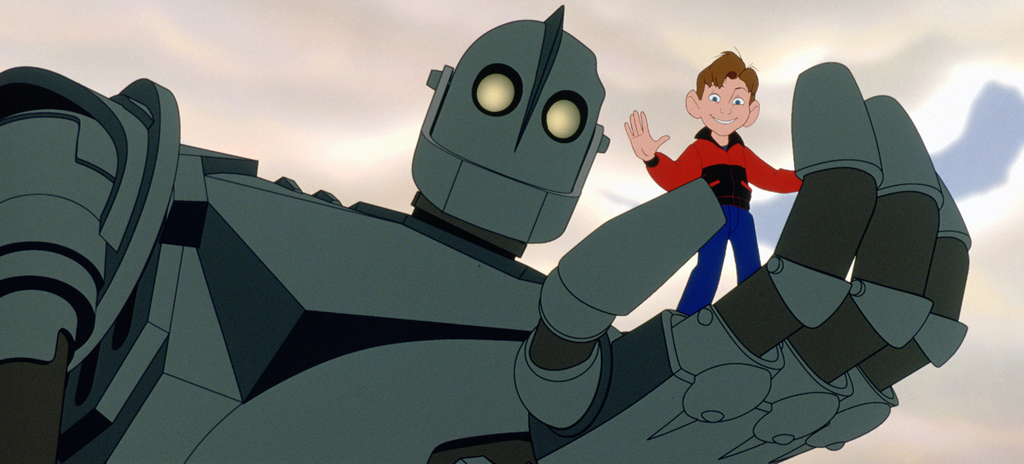 Vin Diesel and Eli Marienthal in The Iron Giant (1999)