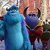 John Goodman, Nathan Fillion, Jess Harnell, and Bobby Moynihan in Monsters University (2013)