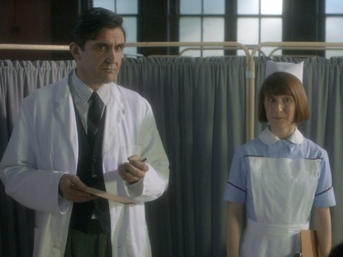 Stephen McGann and Bryony Hannah in Call the Midwife (2012)