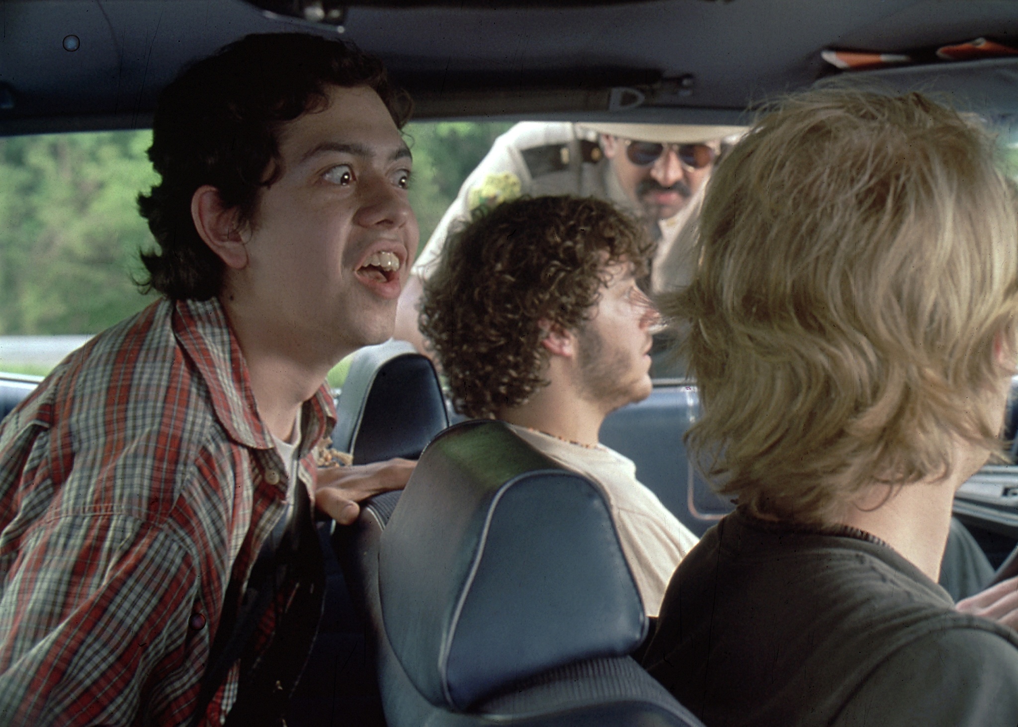 Geoffrey Arend, Jay Chandrasekhar, Joey Kern, and André Vippolis in Super Troopers (2001)