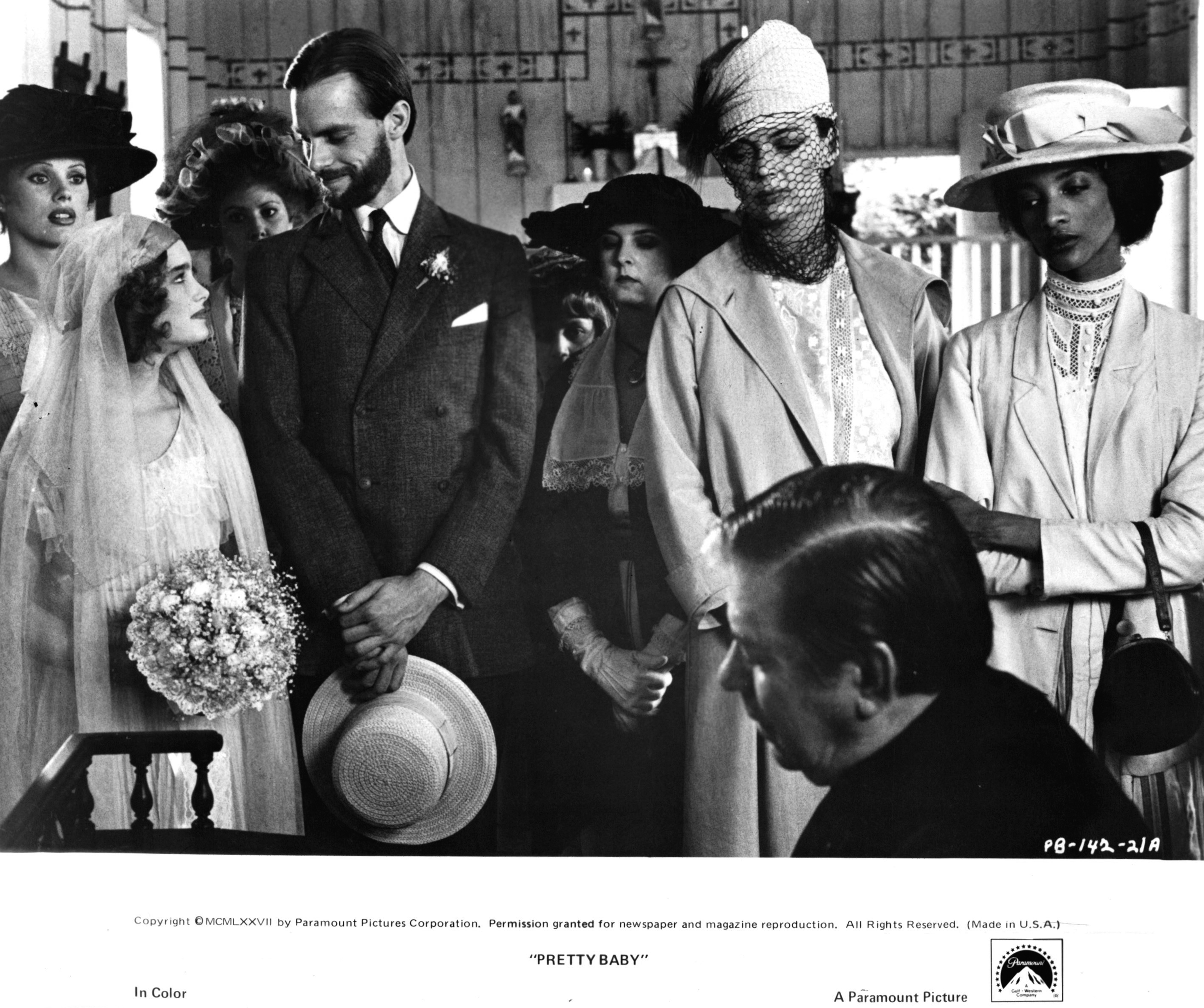 Brooke Shields, Keith Carradine, and Barbara Steele in Pretty Baby (1978)