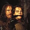 Leonardo DiCaprio, Gérard Depardieu, and John Malkovich in The Man in the Iron Mask (1998)