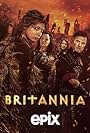 David Morrissey, Julian Rhind-Tutt, Annabel Scholey, and Eleanor Worthington-Cox in Britannia (2017)