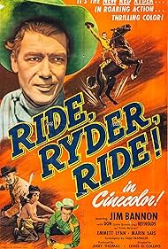 Jim Bannon, Emmett Lynn, and Don Reynolds in Ride, Ryder, Ride! (1949)