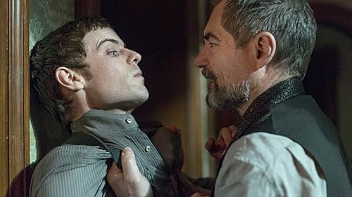 Timothy Dalton and Harry Treadaway in Penny Dreadful (2014)