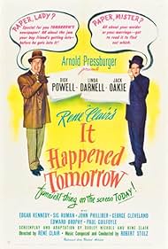 Linda Darnell and Dick Powell in It Happened Tomorrow (1944)