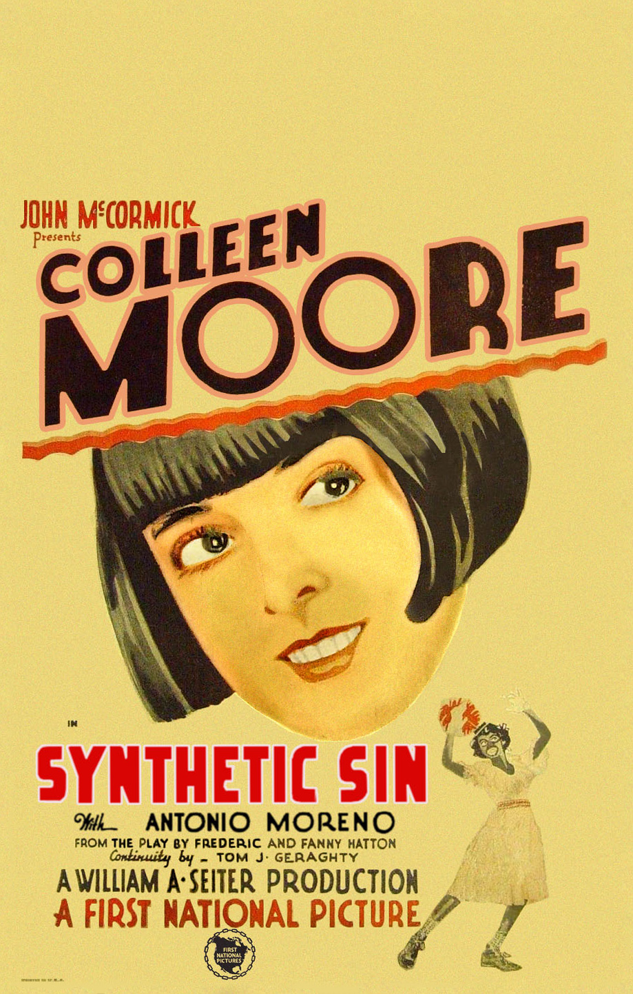 Gertrude Howard and Colleen Moore in Synthetic Sin (1929)