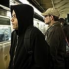 Christian Slater and Rami Malek in Mr. Robot (2015)