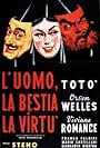 Orson Welles and Totò in L'uomo la bestia e la virtù (1953)