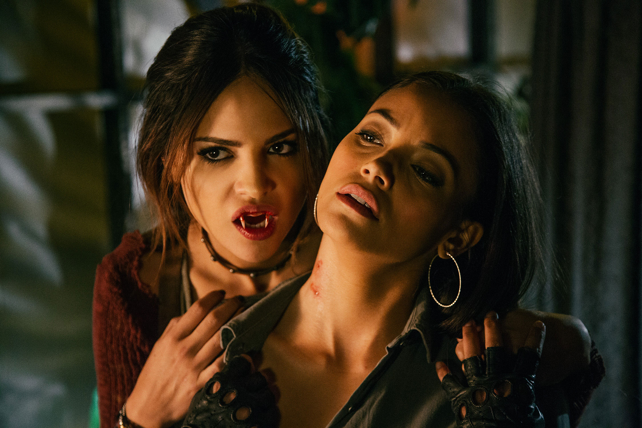 Eiza González and Gabrielle Walsh in From Dusk Till Dawn: The Series (2014)